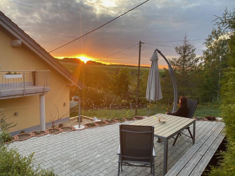 Ferienwohnung Im Erzgebirge Langenweissbach Exterior foto